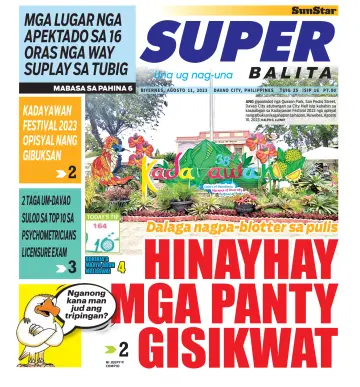 SuperBalita Davao - 11 agosto 2023