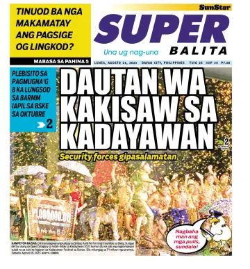 SuperBalita Davao - 21 agosto 2023