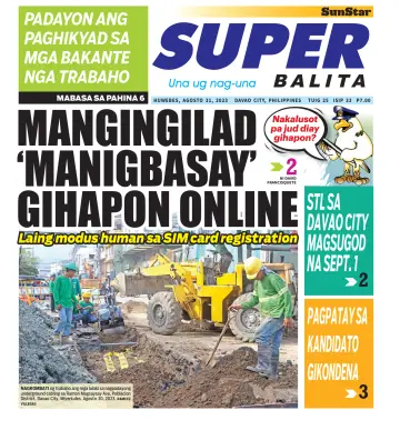 SuperBalita Davao - 31 agosto 2023