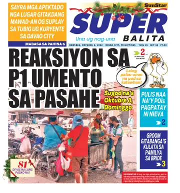 SuperBalita Davao - 05 окт. 2023