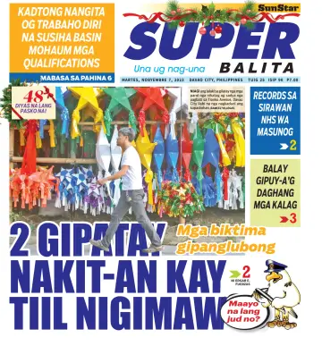 SuperBalita Davao - 07 nov. 2023