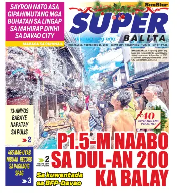 SuperBalita Davao - 15 nov. 2023
