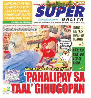 SuperBalita Davao - 27 dez. 2023