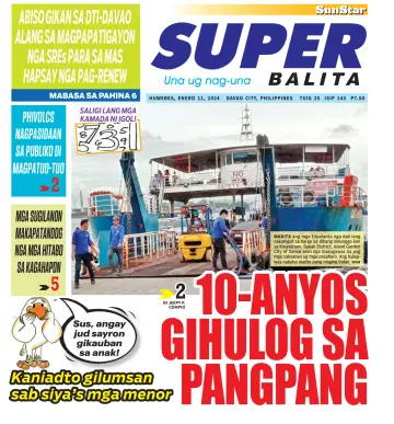 SuperBalita Davao - 11 янв. 2024