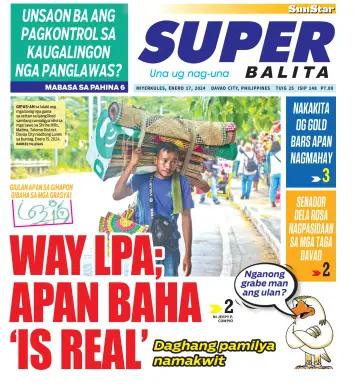 SuperBalita Davao - 17 jan. 2024
