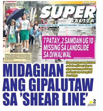 SuperBalita Davao - 19 jan. 2024