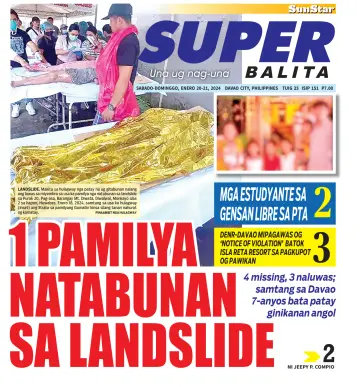 SuperBalita Davao - 20 Jan 2024
