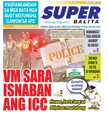 SuperBalita Davao - 25 jan. 2024