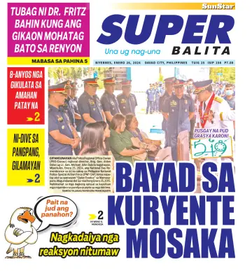 SuperBalita Davao - 26 Jan 2024