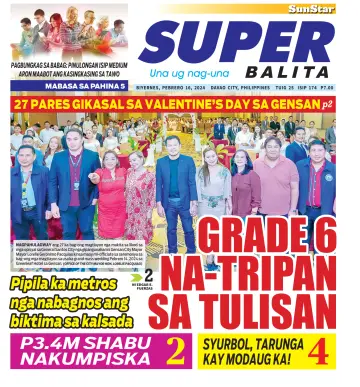SuperBalita Davao - 16 fev. 2024