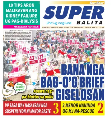 SuperBalita Davao - 13 июн. 2024