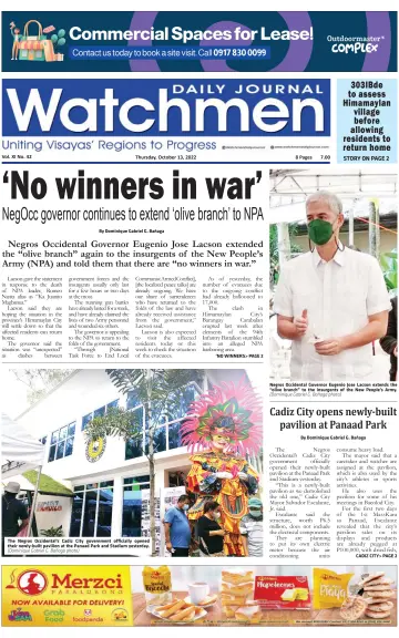 Watchmen Daily Journal - 13 Oct 2022