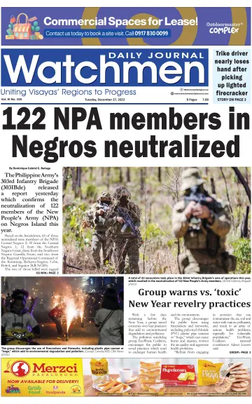 Watchmen Daily Journal - 27 Dec 2022