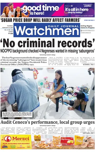Watchmen Daily Journal - 23 Feb 2023