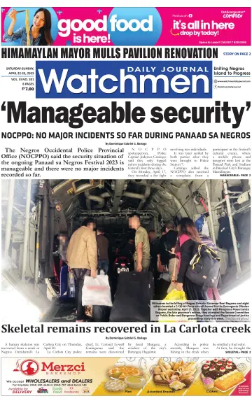 Watchmen Daily Journal - 22 Apr 2023