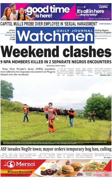 Watchmen Daily Journal - 22 May 2023