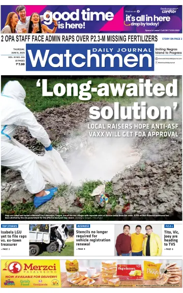 Watchmen Daily Journal - 8 Jun 2023