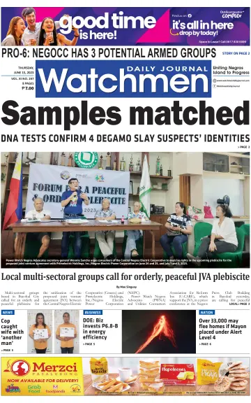 Watchmen Daily Journal - 15 Jun 2023