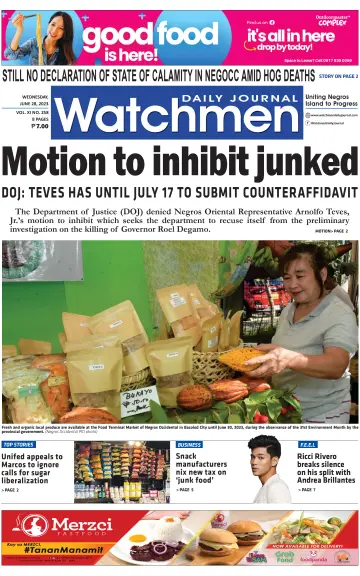Watchmen Daily Journal - 28 Jun 2023