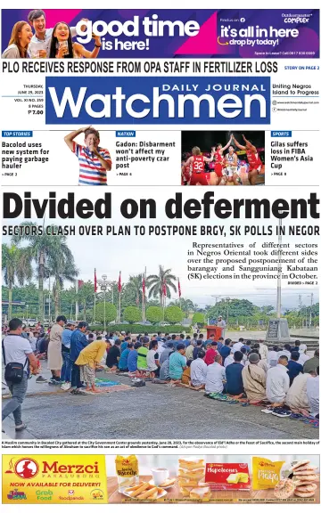 Watchmen Daily Journal - 29 Jun 2023