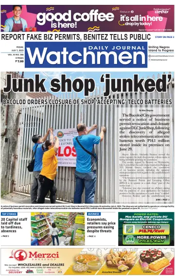 Watchmen Daily Journal - 7 Jul 2023