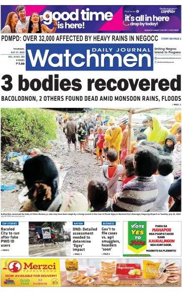 Watchmen Daily Journal - 27 Jul 2023