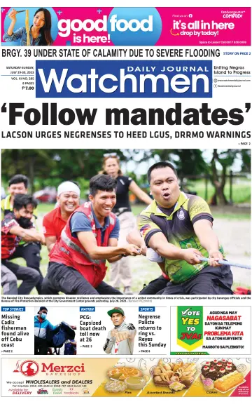 Watchmen Daily Journal - 29 Jul 2023