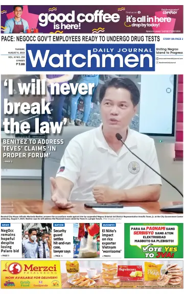 Watchmen Daily Journal - 8 Aug 2023