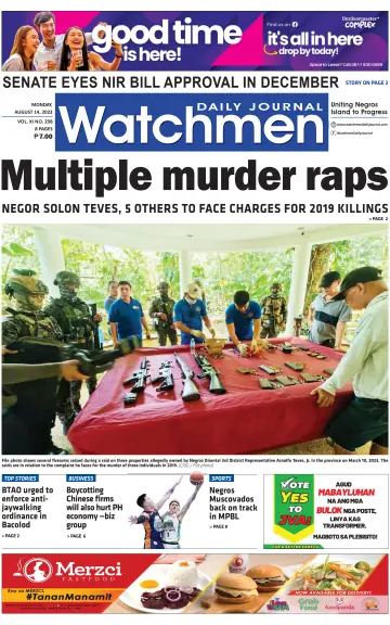 Watchmen Daily Journal - 14 Aug 2023