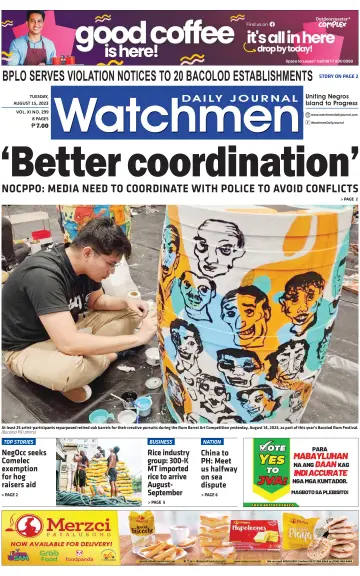 Watchmen Daily Journal - 15 Aug 2023