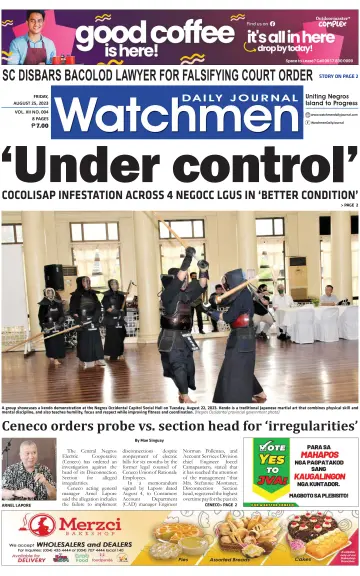 Watchmen Daily Journal - 25 Aug 2023