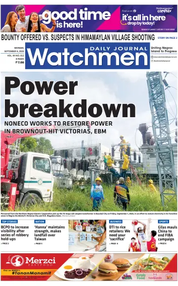 Watchmen Daily Journal - 4 Sep 2023
