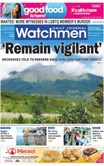 Watchmen Daily Journal - 9 Sep 2023