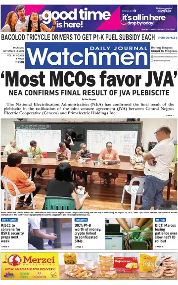 Watchmen Daily Journal - 14 Sep 2023