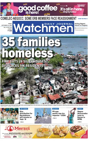 Watchmen Daily Journal - 15 Sep 2023
