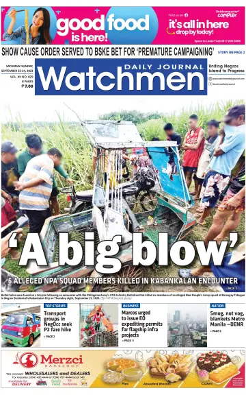Watchmen Daily Journal - 23 Sep 2023