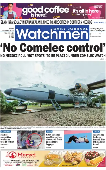 Watchmen Daily Journal - 26 Sep 2023