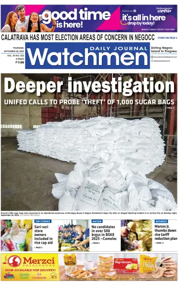 Watchmen Daily Journal - 28 Sep 2023