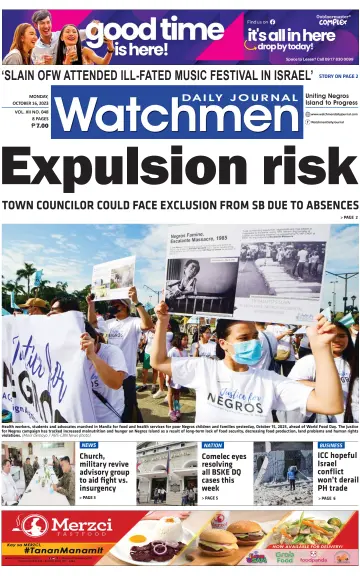 Watchmen Daily Journal - 16 Oct 2023
