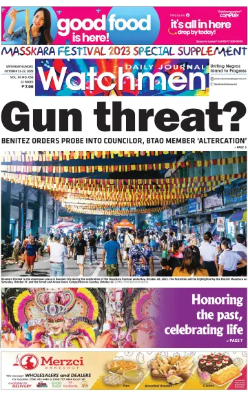 Watchmen Daily Journal - 21 Oct 2023