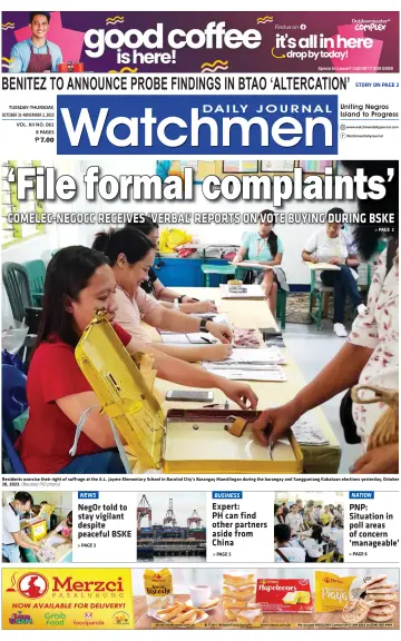 Watchmen Daily Journal - 31 Oct 2023
