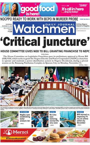 Watchmen Daily Journal - 15 Nov 2023