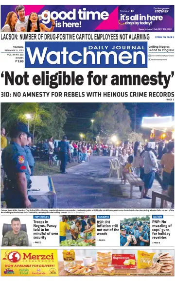Watchmen Daily Journal - 21 Dec 2023