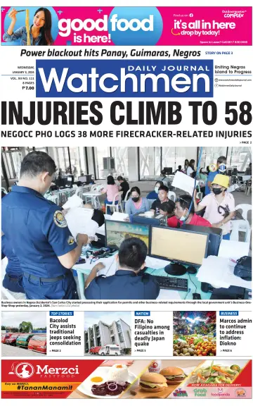 Watchmen Daily Journal - 3 Jan 2024