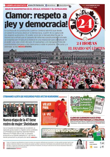 24 Horas - El diario sin límites - 19 Feb 2024