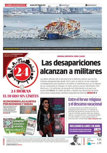 24 Horas - El diario sin límites - 27 marzo 2024