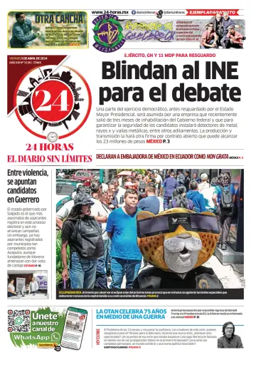 24 Horas - El diario sin límites - 05 4月 2024