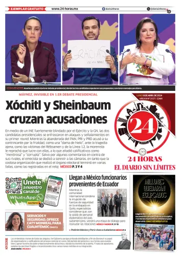 24 Horas - El diario sin límites - 08 四月 2024