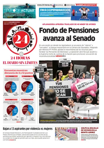 24 Horas - El diario sin límites - 23 四月 2024