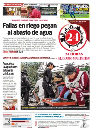 24 Horas - El diario sin límites - 24 4月 2024